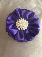 Load image into Gallery viewer, Purple Satin Brooch
